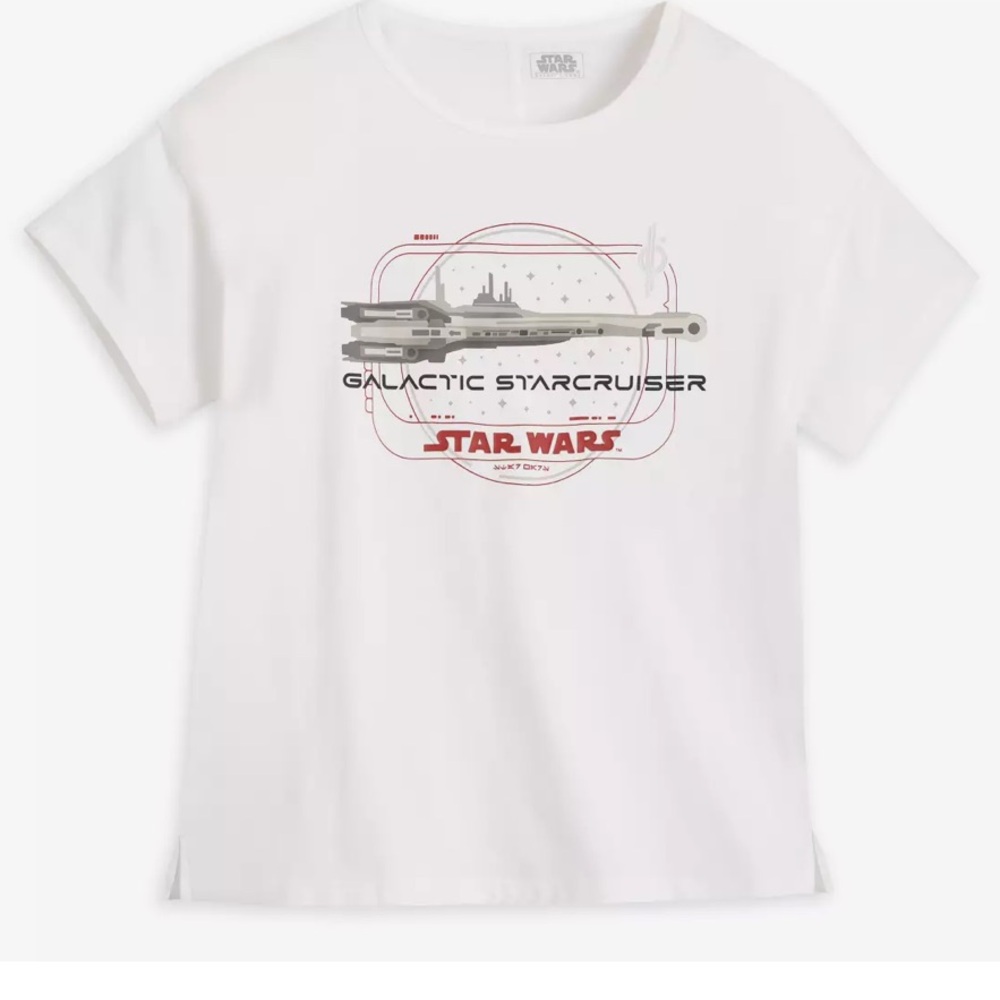 Disney Parks Star Wars Galactic Starcruiser Logo T-shirt For Women - Picture 5 of 5